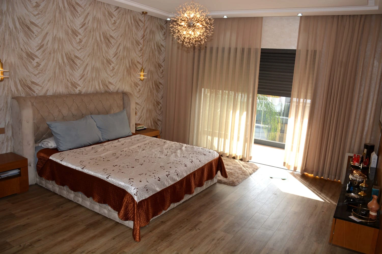 Chambre meublée de la villa à Hay Illigh, Agadir